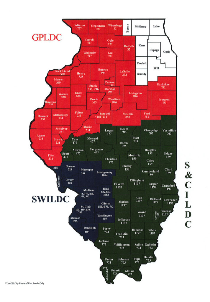 Illinois Jurisdiction Map